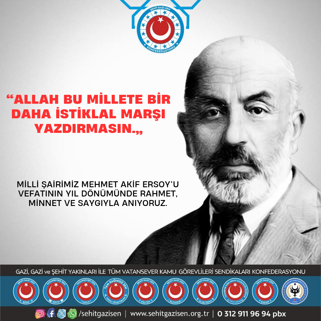 Mehmet Akif ERSOY’u Anma Haftası