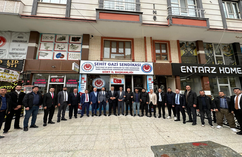 Şehit Gazi Sen Siirt İl Başkanlığı Hizmete Başladı