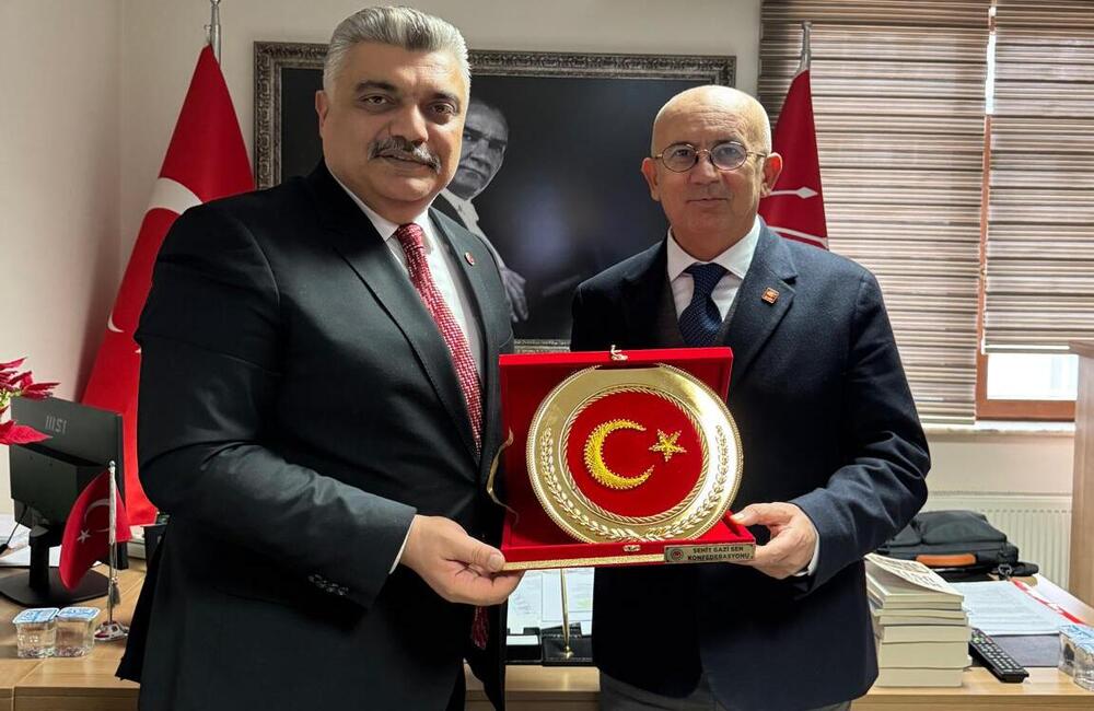 Şehit Gazi Sen Konfederasyonu’ndan CHP Ankara İl Başkanlığı’na Ziyaret