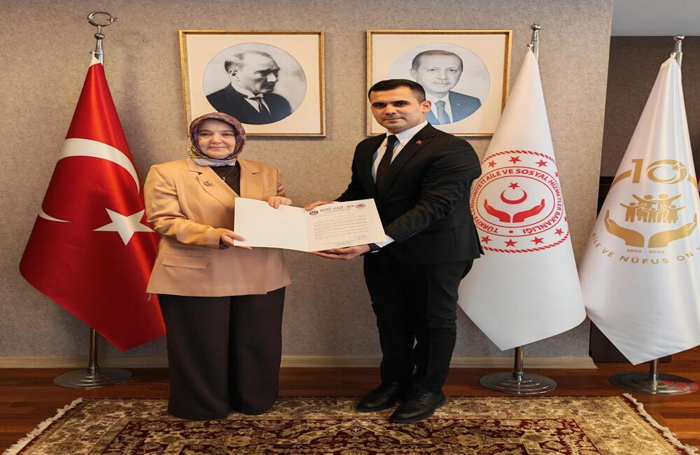 Şehit Gazi-Sen’den Bakan Yardımcısı Leman Yenigün’e Ziyaret