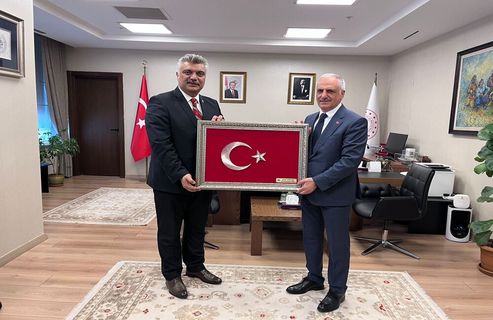 Şehit Gazi Sen Konfederasyonu’ndan Hazine ve Maliye Bakan Yardımcısı Osman ÇELİK’e Ziyaret