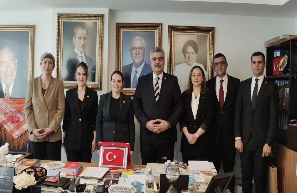 Şehit Gazi Sen’den Ayyüce Türkeş Taş’a  İyi Parti Genel Merkezinde Ziyaret