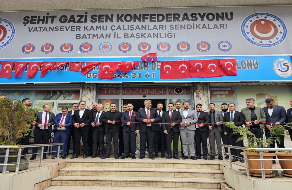 Şehit Gazi Sen Batman İl Başkanlığı Hizmete Başladı